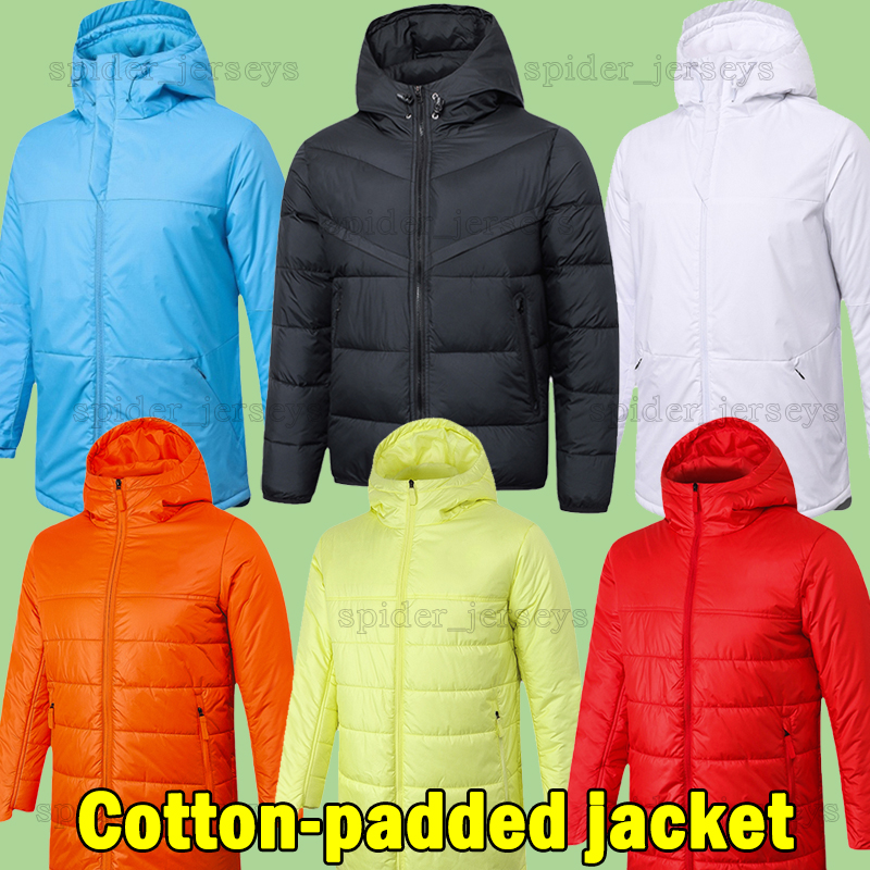 2025 26 OM RealMadrid Cotton-padded jacket PSGES French Barce Bayerns Atletico MadridJersey Marseile AC Inter Betis Dortmunds SevillaS cotton clothes Soccer Sets