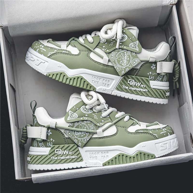 INS Mens Running Breathable Skateboard Shoes Chunky Comfortable Casual Sneakers Men Tenis Mascuo Footwear Male