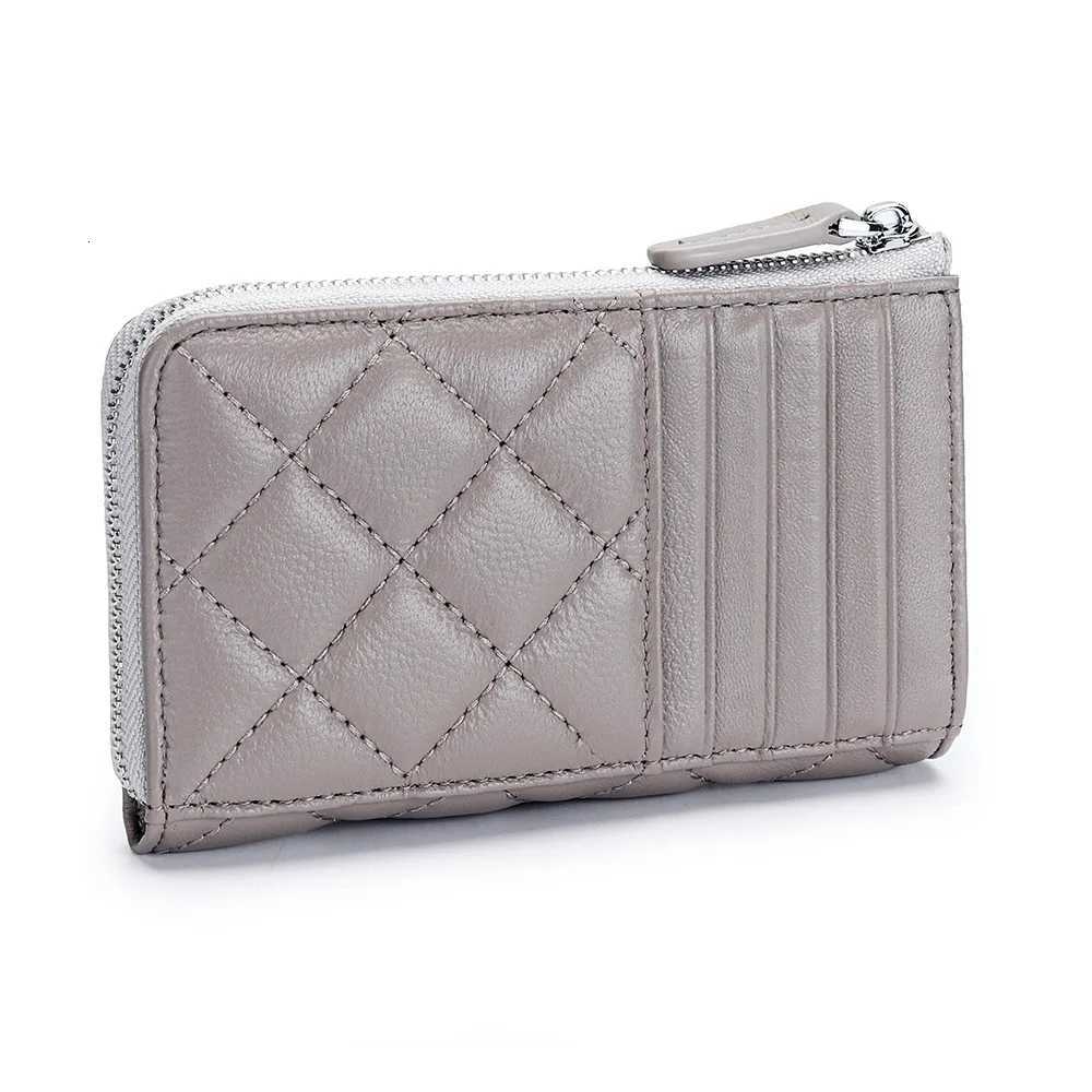 Sheepskin Card Wallet Ladies Coin Purses Leather Zipper Diamond Pattern Small Wallet Coin HoldersLadies Female GiftW251120
