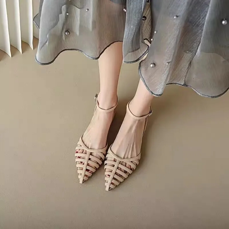 Pointed Toe Shoes Womens High Heels Fashion Summer Party Office Sandals 250420BJ - view 4
