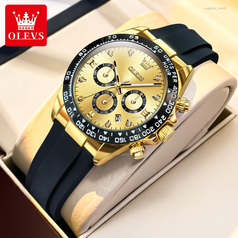 OLEVS Designer Women's Wristband Multifunctional Chronograph Quartz Watch Luminous Women's Watch Luxury Watch Free Delivery And Wholesale