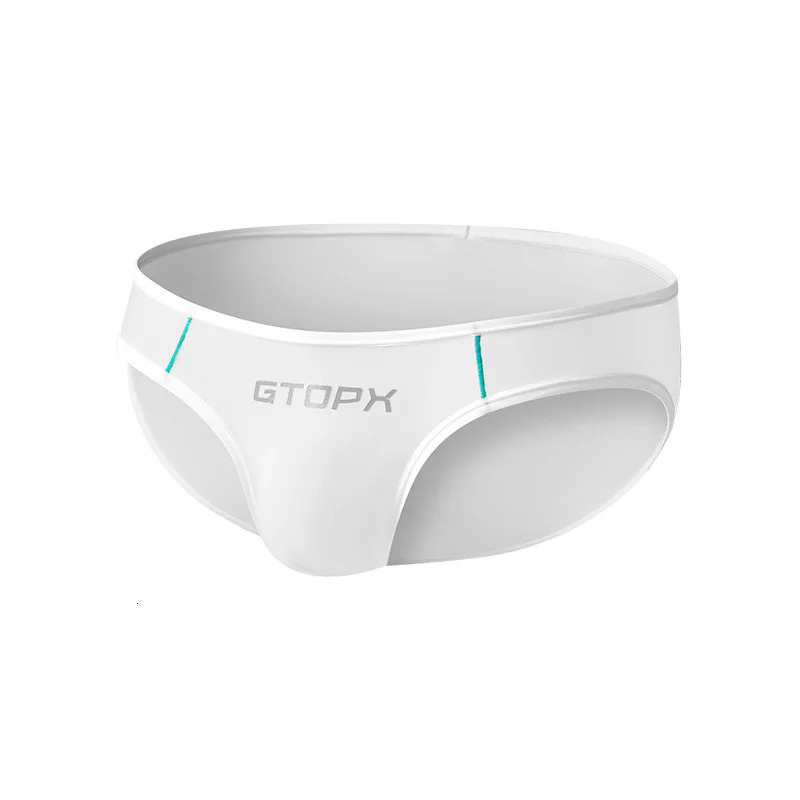 GTOPX Mens Underwear Thin Ice Silk Fabric Single Layer Ushaped Convertible Low Waist Transparent Sports Sexy 250417
