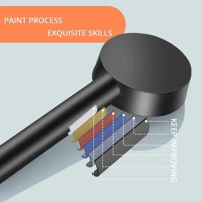 Black 5 Modes Shower Head Adjustable High Pressure Water Saving Shower Head Water Massage Shower Head Bathroom AccessoriesM251120