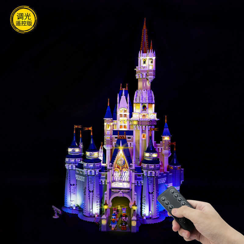 Disney DIY Building Block Lighting Park Castle Luxury LED Remote-Controlled Lighting Kit H251120