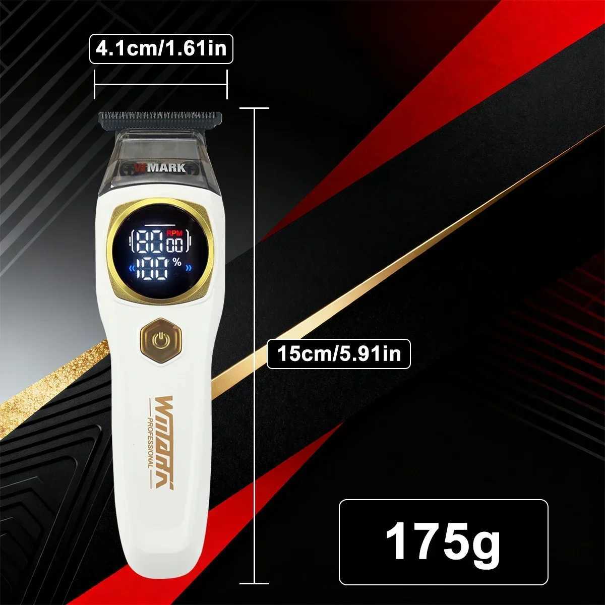 Hair Clippers Men Professional Kit Brushless Motor DLC Blade Wireless Base Charger 10000RPM Mens Haircut Machine Barber ShopT251120