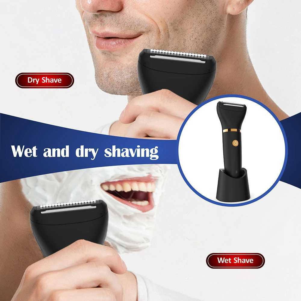 Electric Hair Trimmer Three in One for Bikini Clippers Whole Body Ball Shaver Clipper Grooming Kit Male Epilator RazorT251120