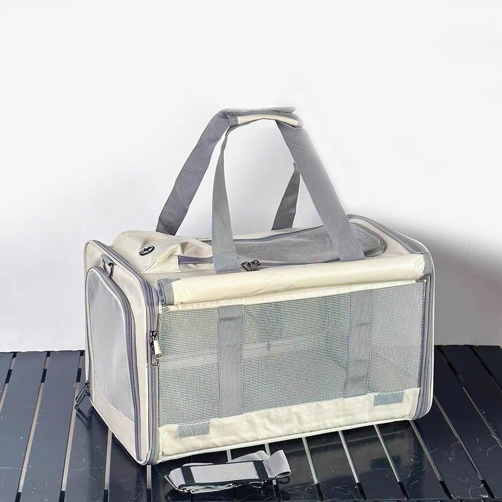 Portable Cat Carrier Bag: Breathable Canvas Pet Travel Bag for Spring and Summer Outings Free shipping