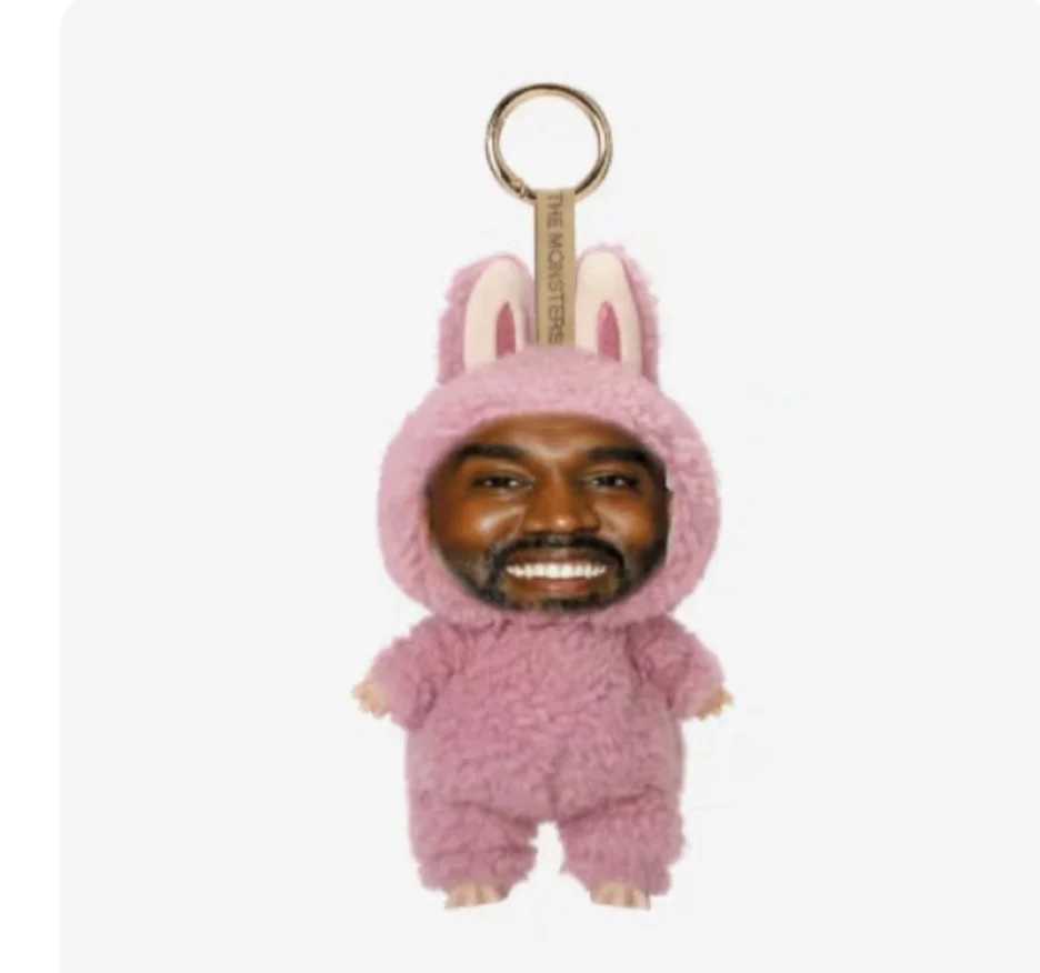 Kanye West Hip-Hop Trendy Pendant Same Layeye Design Birthday Present Trending Toy for Fans Stuffed Animals Plush G251120
