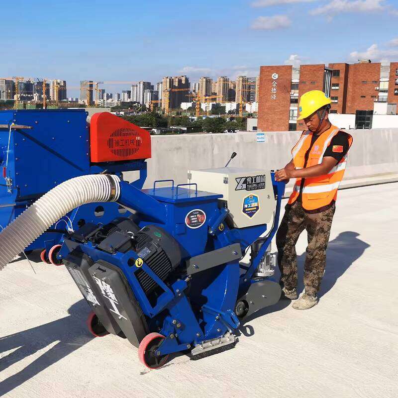 Concrete Bridge and Road Surface Polishing Strengthening Shot Blasting Machine