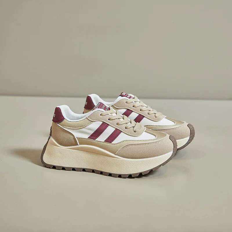 Women Sports Retro Multifunctional Casual Lightweight Thick Sole Vulcanized Fashionable Platform Shoes Running