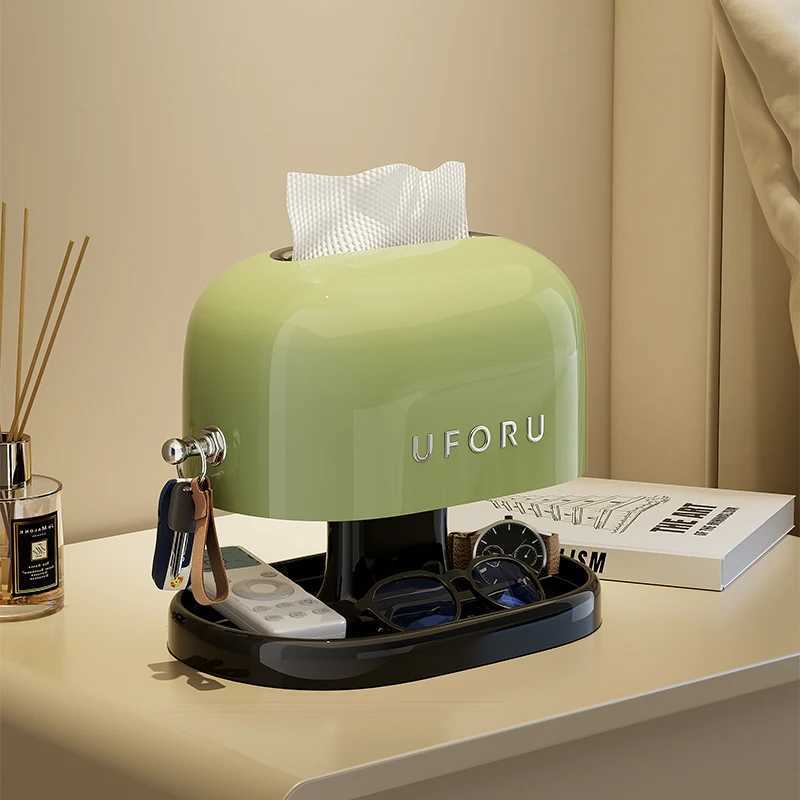 Uforu Creative Tissue Box Organizer Retro Design with Senior Sense Perfect for Student Dorms Living Room C251120