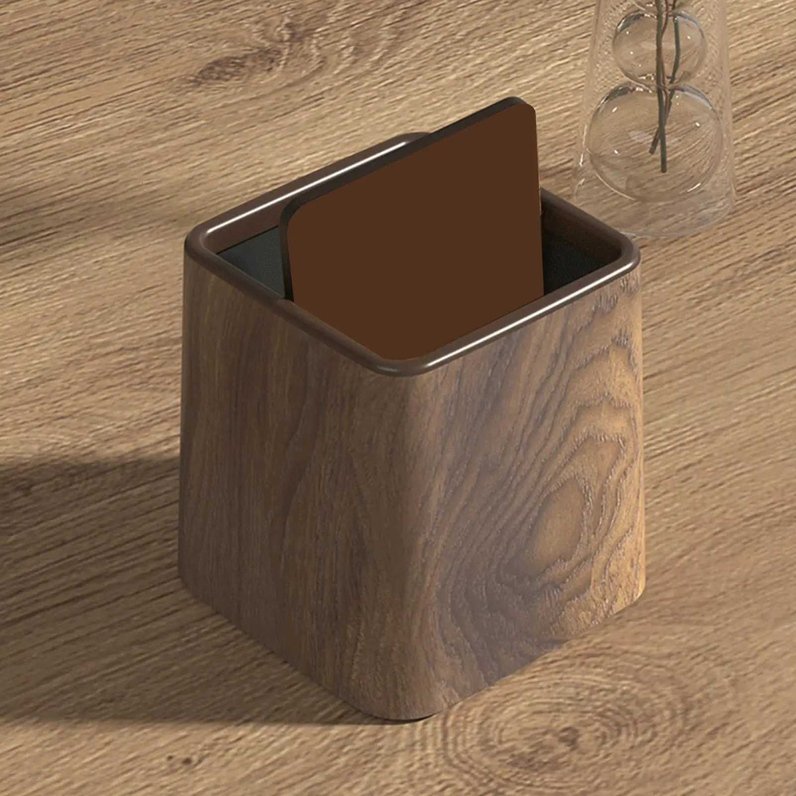 Mini Desktop Bin Small Desk Trash Can Little Trash Can Desktop Wastebasket Dustbin withLid Storage Container Desktop Accessories C251120