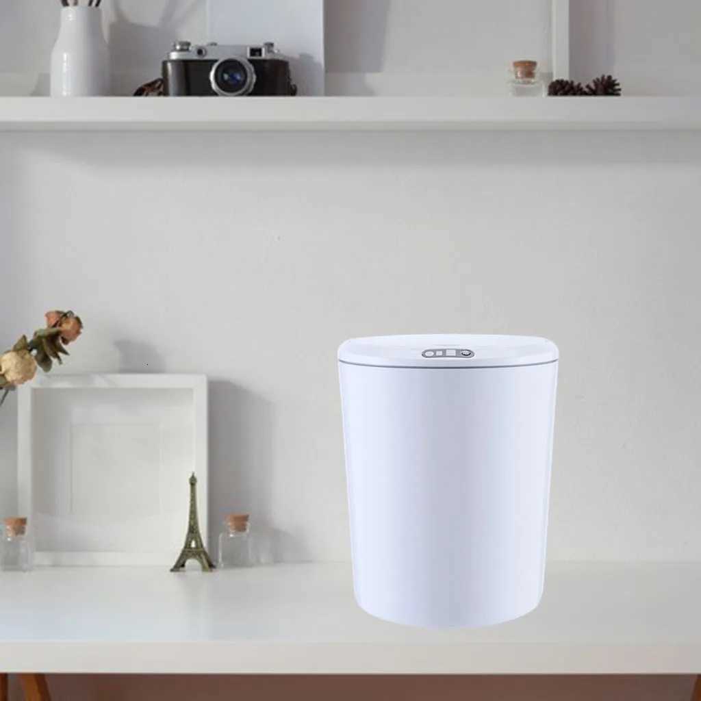 5L Smart Induction Electric Desktop Vehicle-Mounted Trash Can Trash Bin Storage Box Dormitory Office Paper Towel Box Snack Box C251120