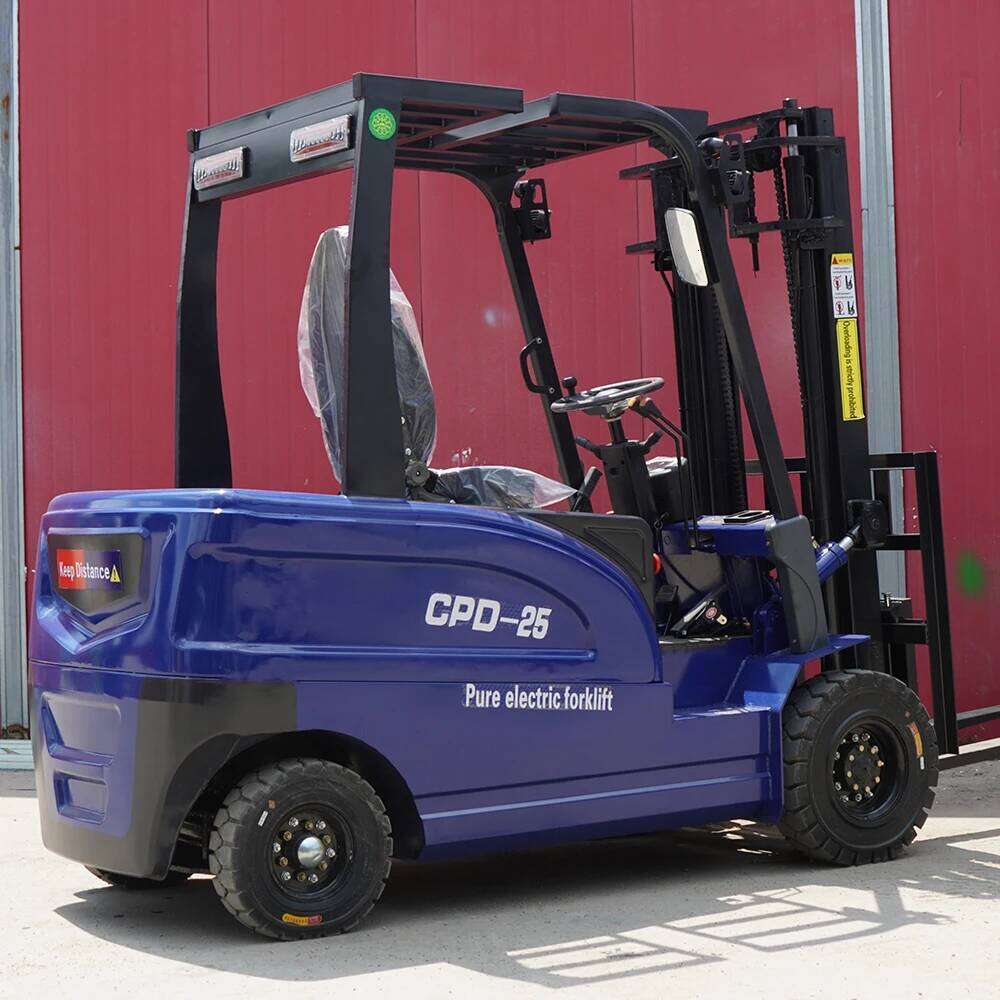 Electric Hydraulic Forklift Station Driven 1.5T 2.0T Fully Electric Stacker Truck for Warehouse Use