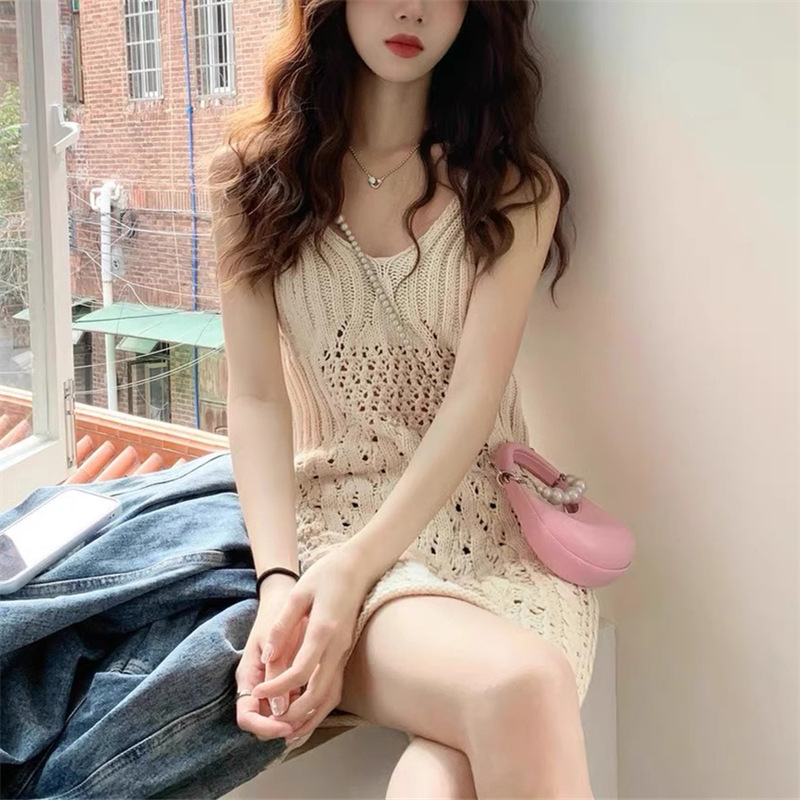 F69 Chinese style printed waist design long skirt Improved dress