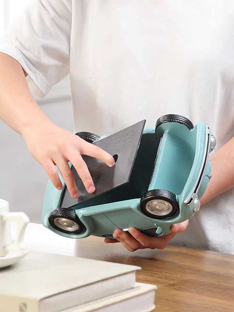 Retro Resin Car Model Desktop Paper Holder Creative Napkin Drawer Design Tissue Box for Office Living Room Home Decor C251120