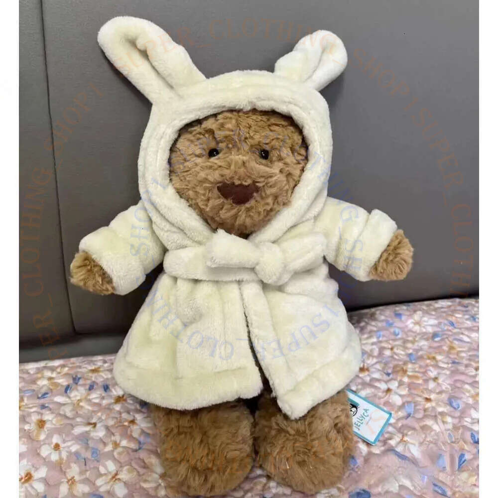 Jelly Children's Plush 2 Toys Bathrobe Outfit Stuffed Toy Bartholomew Bear 'Bumblebee' Soothing The Doll Gifts Dolls Jellys Cat Clyde Capybara b63