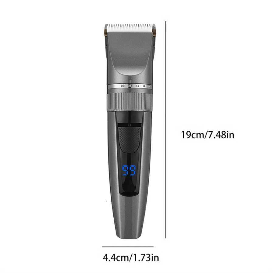 USB electric full body clipper precision electric hair clipper LCD digital push rod electric push rodT251120