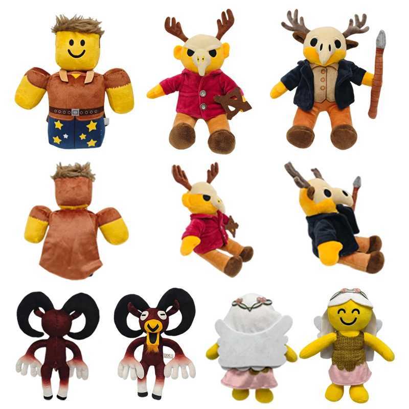 2026 New 99 Nights In The Forest Plush Game Merchandise Brown Stand And Sit Elk Deer White Owl Stuffed Doll Pillow For Kid Gifts G251120