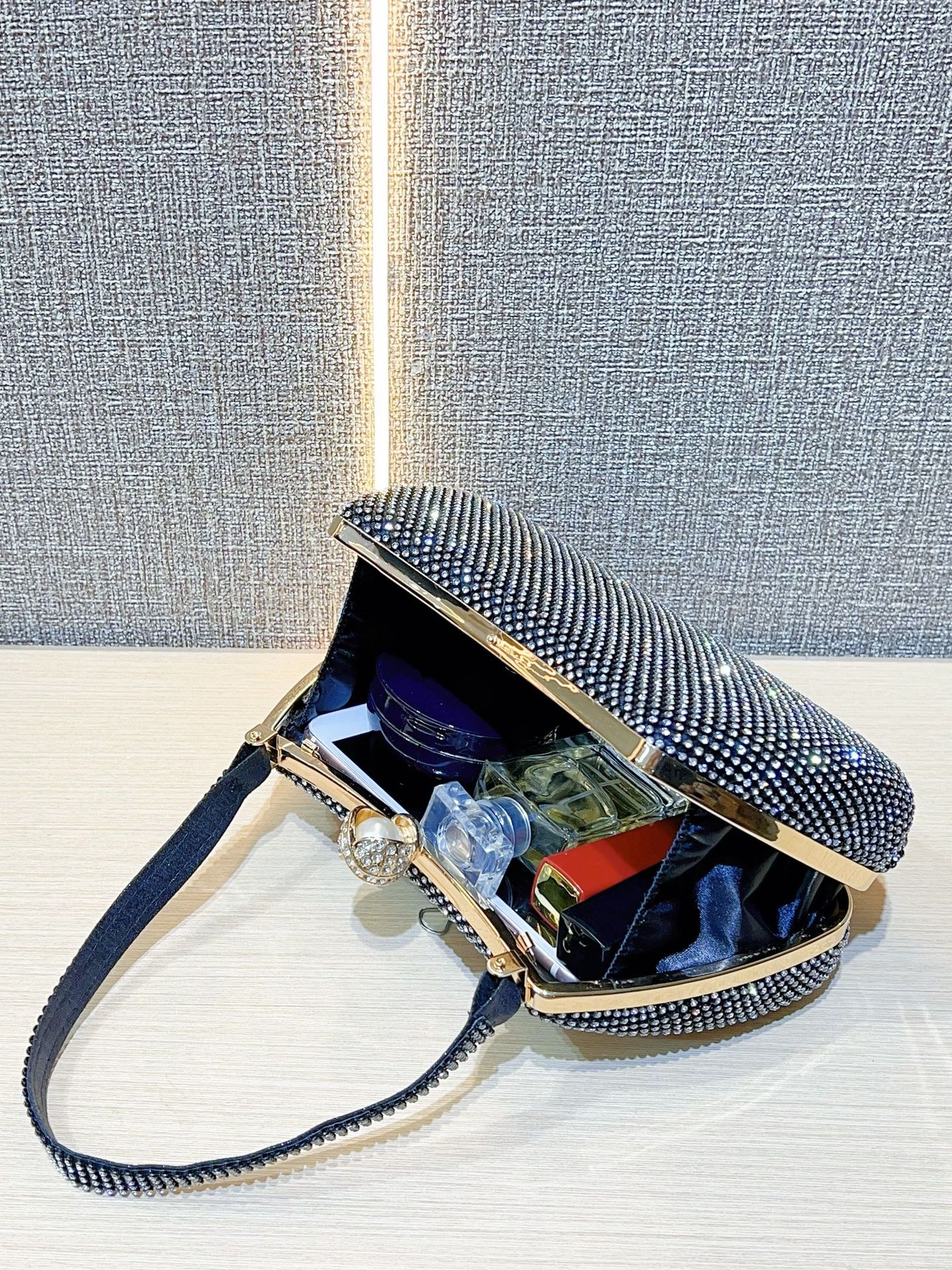 Luxury Bag Designer Bag Jewelry Vintage Evening Clutch Bag Crystal-Embellished Full-Diamond Sparkle Formal Bag Convertible Shoulder Crossbody Top-Hand