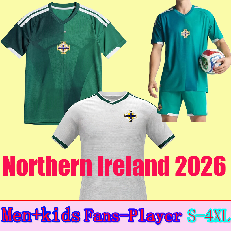 Northern Ireland jersey 2026 Home away soccer jerseys men kids football shirt green