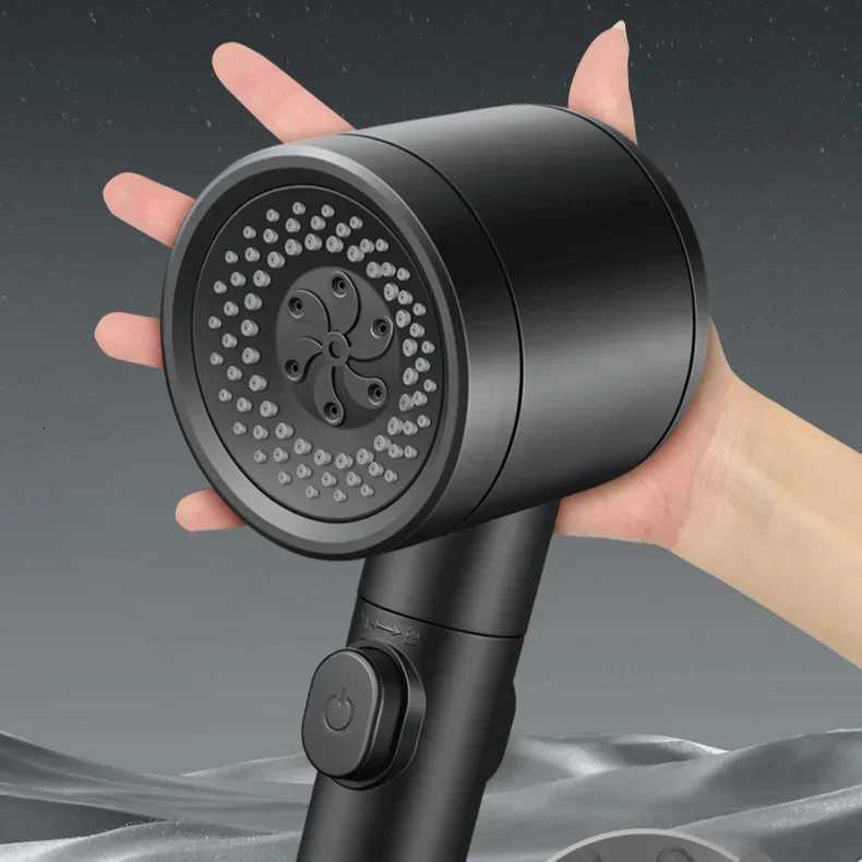 Handheld Shower Nozzle 3 Modes Adjustable Showerhead Household Bathroom Supercharged Shower Head Shower AccessoriesM251120