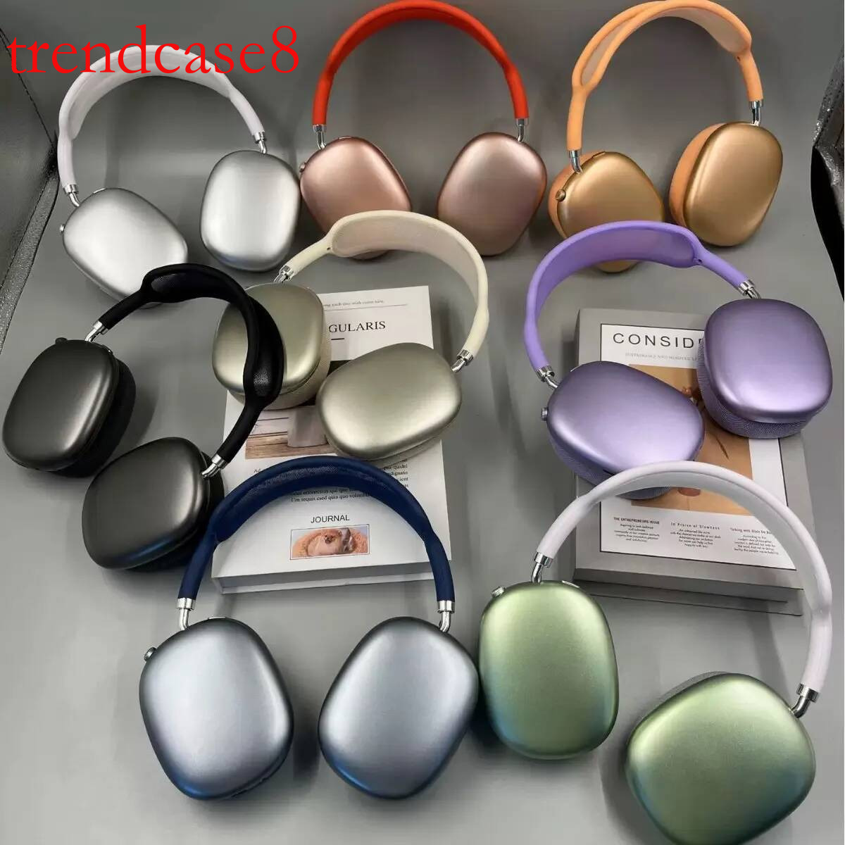 P9 Pro Max pro max air podsmax bluetooth headphones Wireless Bluetooth black red purple magnetic headphone ear cushions