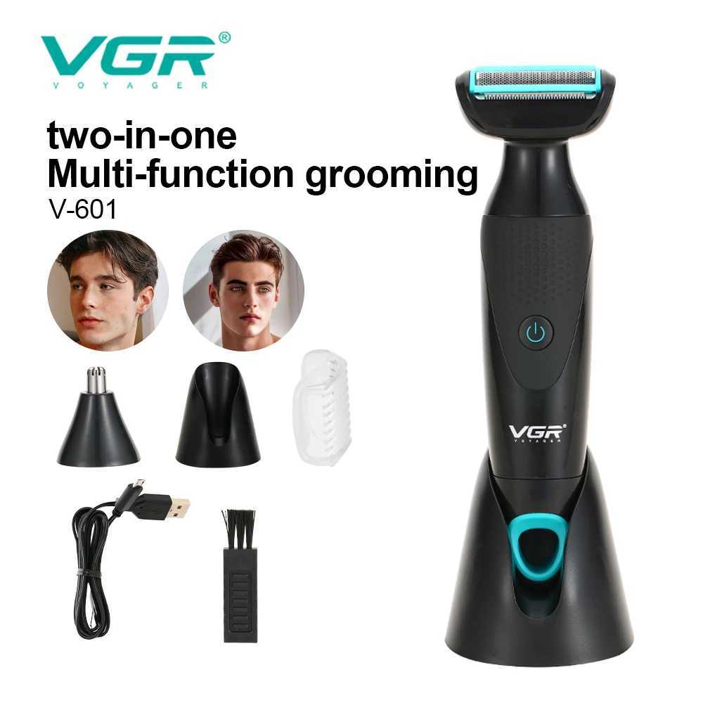 VGR 601 New Retro MENS Multi-functional 2-in-1 Shaver IPX4 Wash Nose Hair ShaverT251120