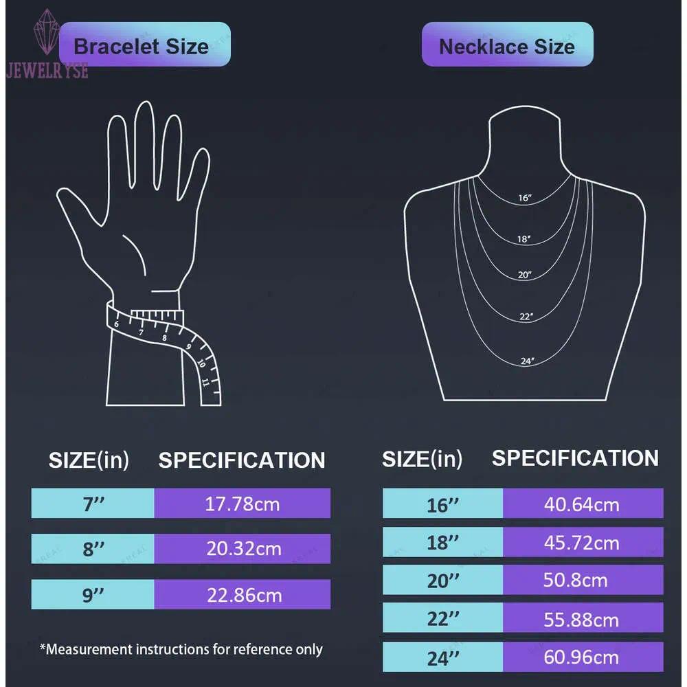 Factory OEM 10mm VVS Moissanite Baguette Diamond Cluster Tennis Chain Necklace Bracelet Iced Out Clustered Women Men Jewelry