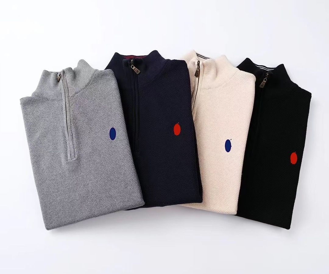 Polo Sweater Men Qu… - image