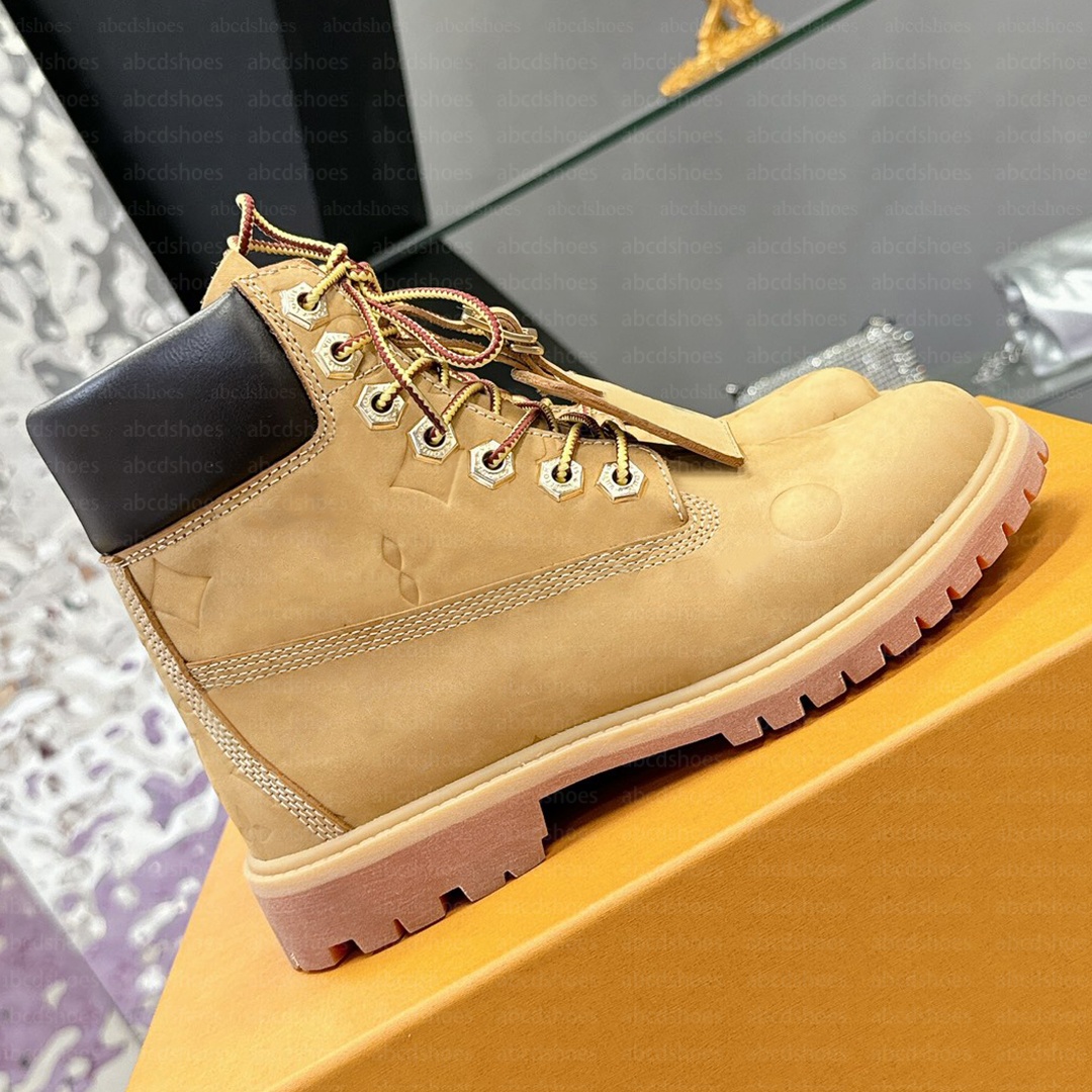 Designer luxury Tims Boots Shoes Men women Boots Waterproof Ankle Classic 6-Inch Martin Shoe Chukka Boot Cowboy Yellow Black Hiking Streetwear For Motorcycle Boots