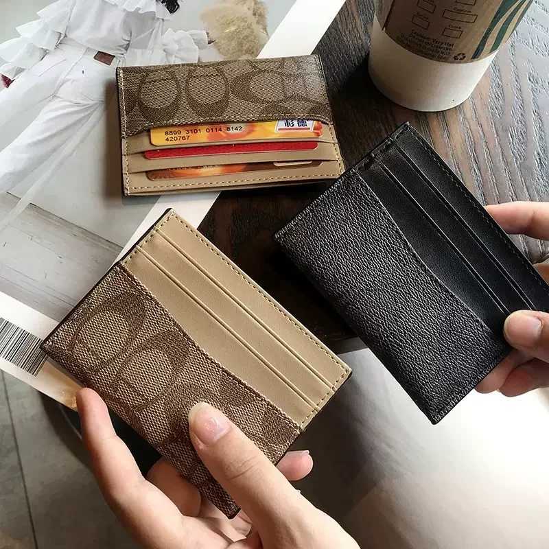 2025New Card holder for women compact ultra-thin exquisite and high-end card holder 2024 new anti-degaussing ins style cardW251120