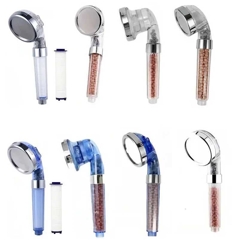 Handheld Water Saving Shower Head Bath Shower Nozzle Sprinkler Sprayer Filter Transparent Hand Shower Head ShowerheadM251120