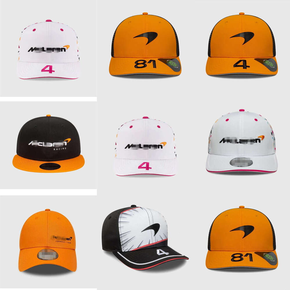 Mclarens F Hat Racing Mclaren Miami GP Oscar Piastri Driver Cap Fashion Leisure Sports Travel Baseball Cs Mens Hat Marcas Luj