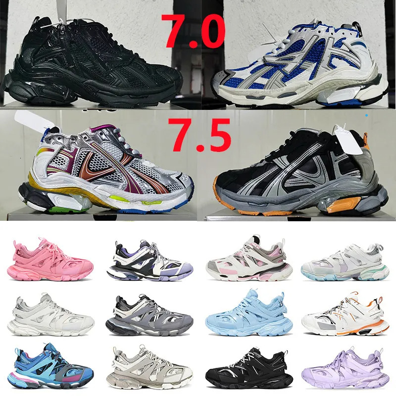 with box track Runner 7.0 7.5 3.0 Dress Designer Shoes Black Green Bury BURY trainers loafers sneakers jogging Trainers Womens Mens Shoes Big 20 47