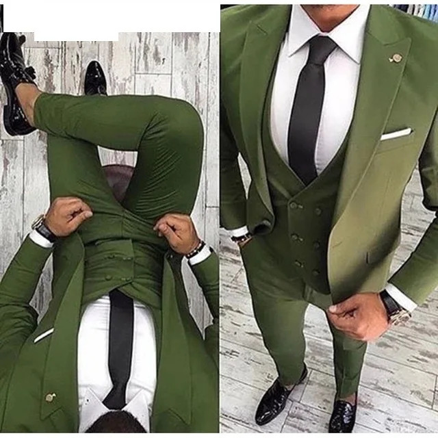 Men Suits Prom Tuxedo Slim Fit 3 Piece Groom Wedding For Custom Blazer Terno Masuclino pieces jacket vest pant 251120