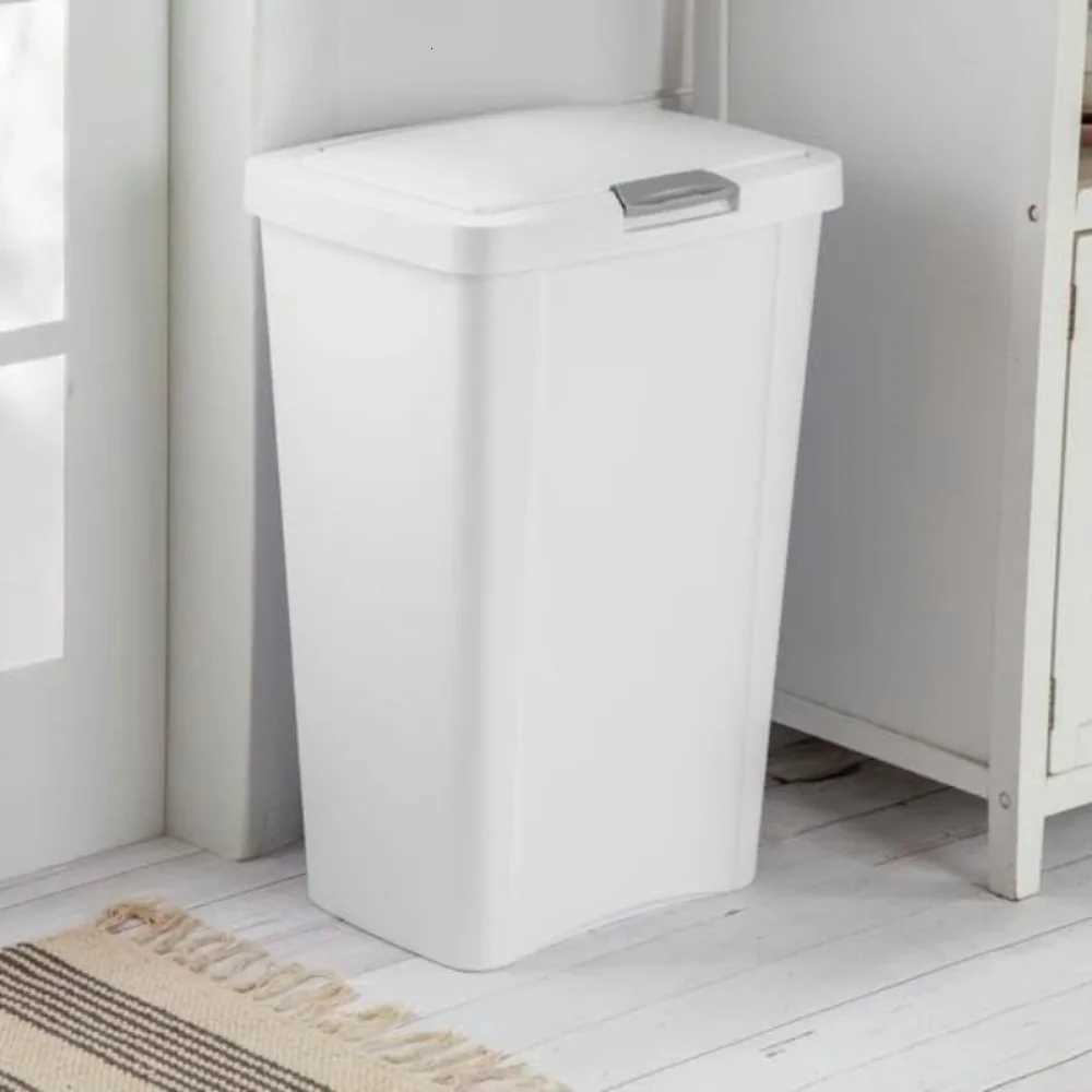 Touch Can 13 Gallon - Hands-Free Operation Suitable for Kitchen Living Room Garage C251120