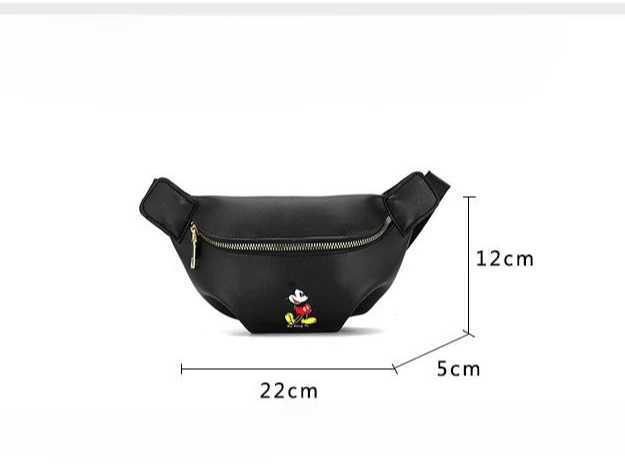 Disney cartoon Mickey Mouse waist bag childrens doll handbag new womens bag fashionable shoulder messenger bagXJ250420