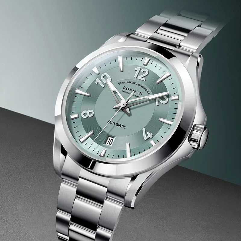 BORMAN BM3968 Men Watch Top Luxury Brand 415MM Automatic Mechanical Wristwatch 50 Waterproof Sapphire Luminous Date MIYOTA 8215 G2511201