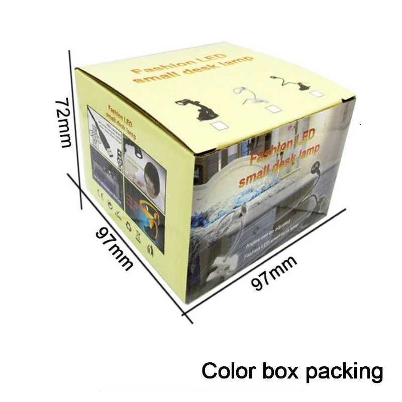 LED Reading Lights 360Flexible Gooseneck Dimmable Table Lamp Clip On Indoor Bedroom Eye Protection Desk Light Book Clamp Lamp M251120