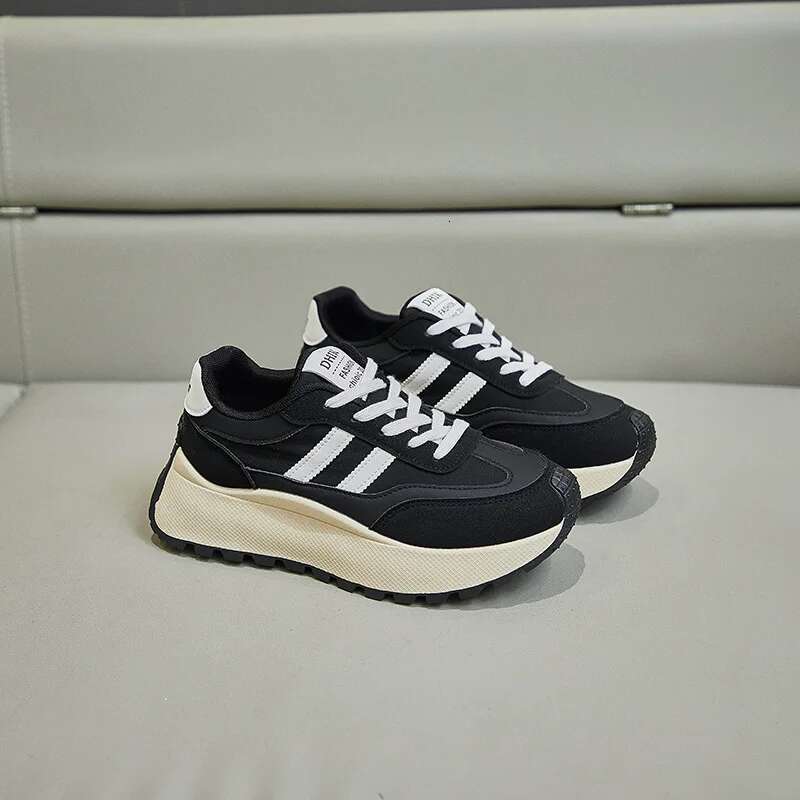 Women Sports Retro Multifunctional Casual Lightweight Thick Sole Vulcanized Fashionable Platform Shoes Running