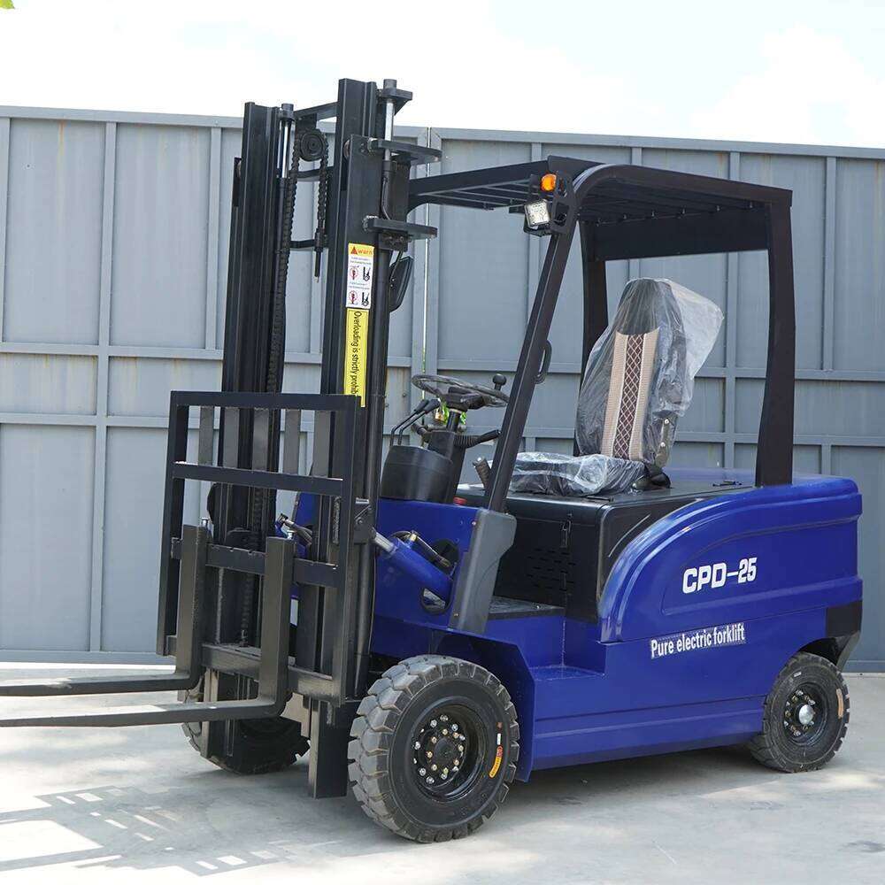 Electric Hydraulic Forklift Station Driven 1.5T 2.0T Fully Electric Stacker Truck for Warehouse Use