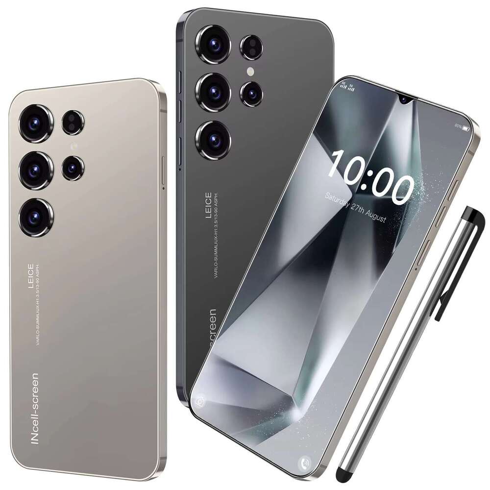 Samsum S25 Ultra 5g smartphone 7.3-inch high-definition organic light-emitting diode ten core Android phone, French and English versions