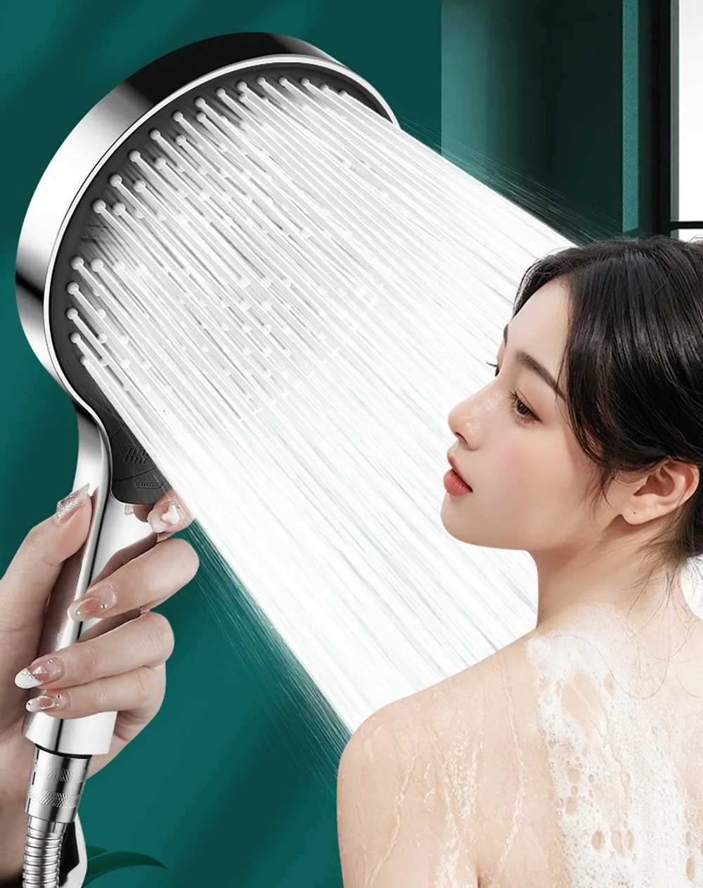 150mm Big Panel Three Speed Adjustment Bathroom Supplies Head Massage Portable Shower Filter Showers for Bathroom AccessoriesM251120