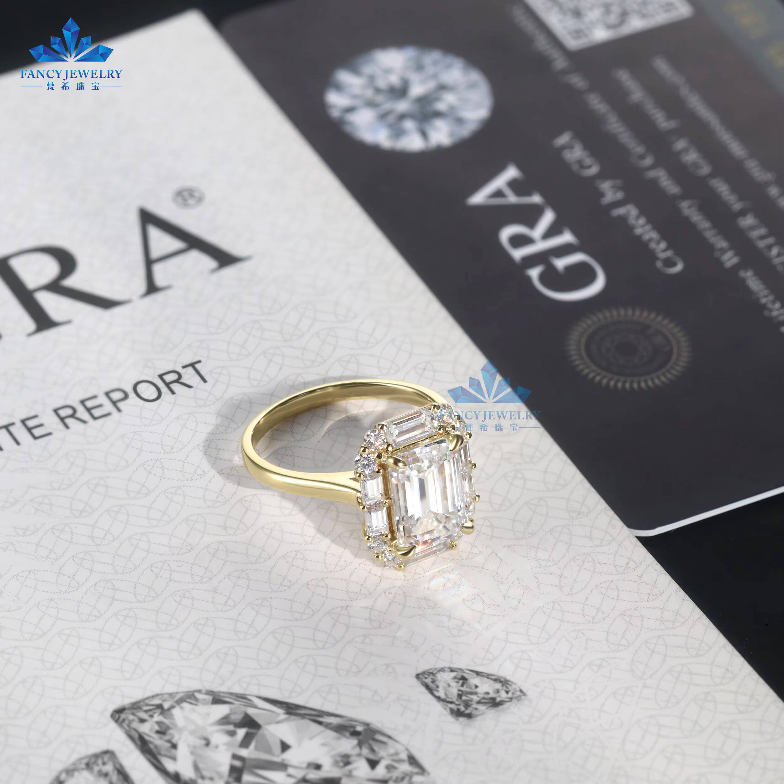 Solid 14kt 35ct Moissanite Bridal Wedding Ring Diamond Mossanite Engagement Promise Rings