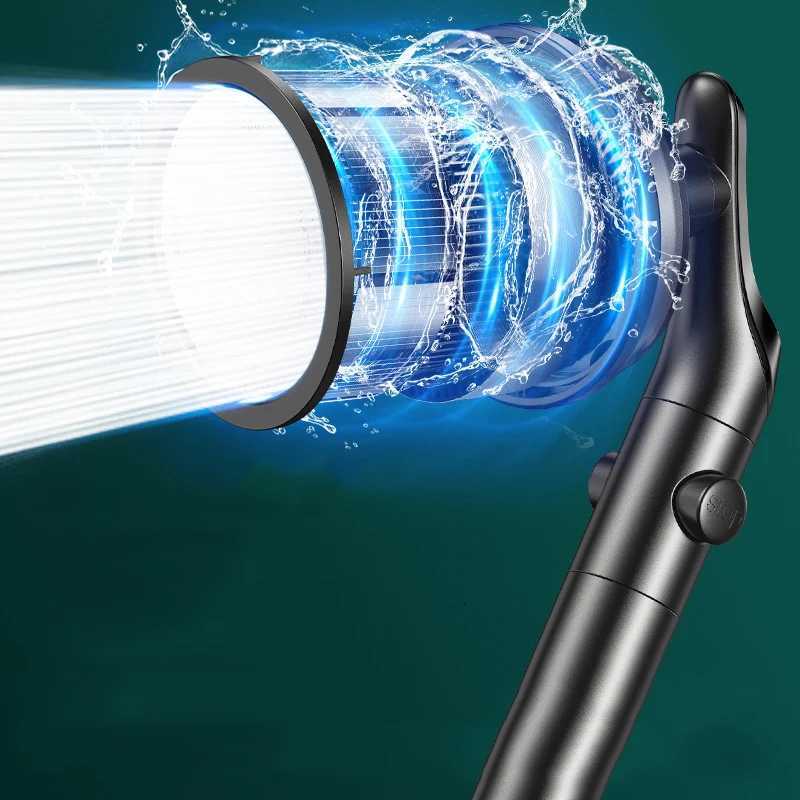 Adjustable Handheld Overhead Spray Dual-use Shower Head Rotatable Elbow Shower Head Set Booster Large Water OutputM251120
