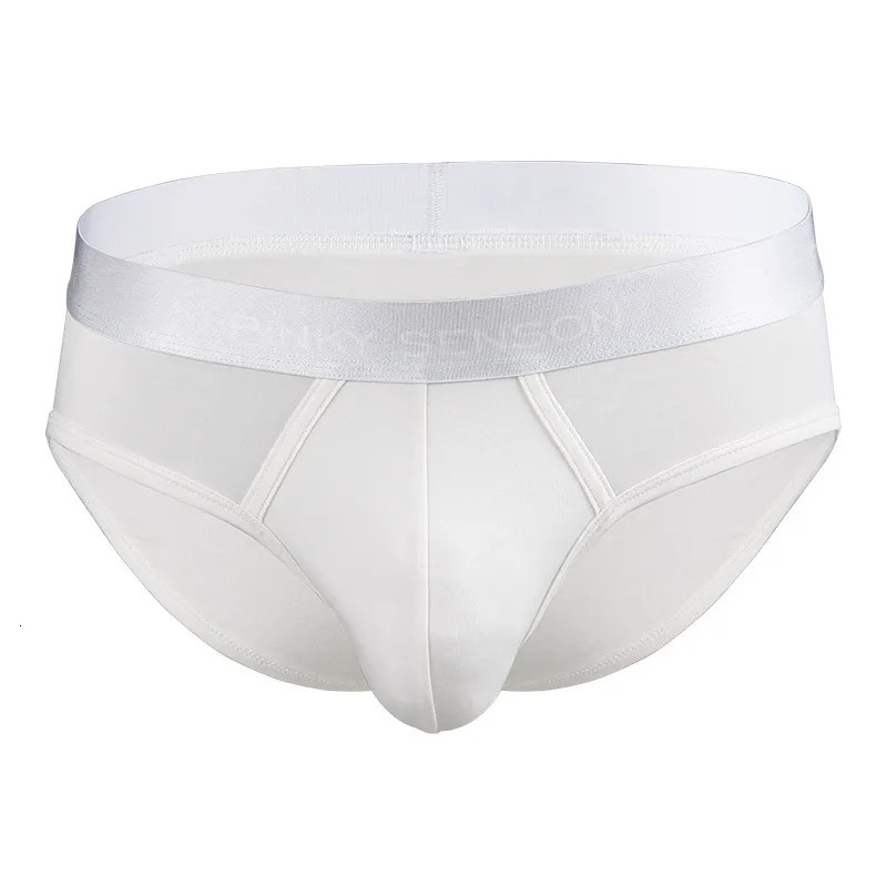 Mens shirts mens cotton striped underwear spandex comfortable wide waistband zippers Cueca sexy 250417