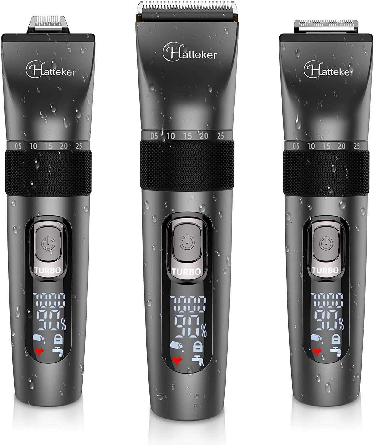 Professional Beard Hair Trimmer Adjustable Facial Body Hair Clipper Men Electric Haircut Machine Rechargeable Barber TrimerT251120