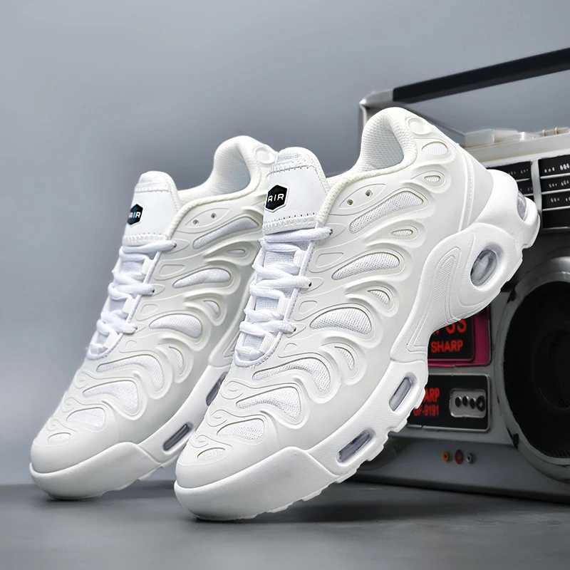 Brand mens running shoes casual sports shoes comfortable outdoor jogging straps breathable fashion blade casual shoesT250420
