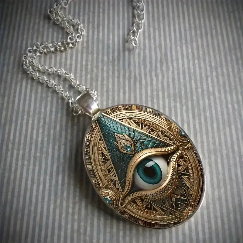 Fashion Eye Eye Pattern Pendant Necklace jewelry for men designer necklace designer necklace diamond chain luxury jewelry women mens chain cuban link 